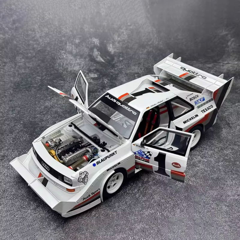 AUTOart 1:18 Audi Quattro S1 Rally Monte Carlo 1986 Diecast car Model