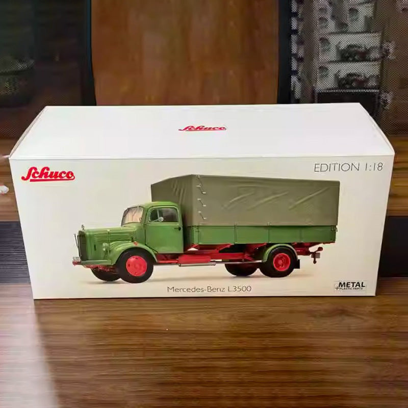 Mercedes-Benz L3500 Truck Transporter 1:18 Diecast Model
