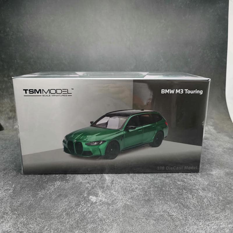 TSM Model 1:18 BMW M3 Touring Isle of Man Green Diecast Model – YX