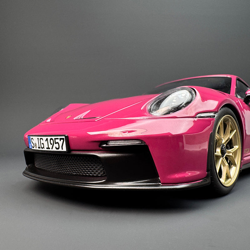Norev Porsche 911 GT3 1:18 Scale Diecast Model Car – Alloy, ABS &amp; Rubber with Opening Doors and Functional Steering