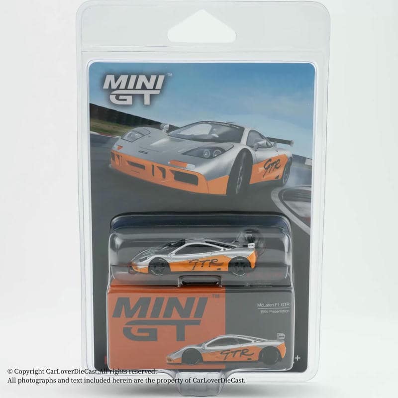 MINI GT 1:64 McLaren F1 GTR 1995 Diecast Model Car #1318 – Alloy Supercar Collectible