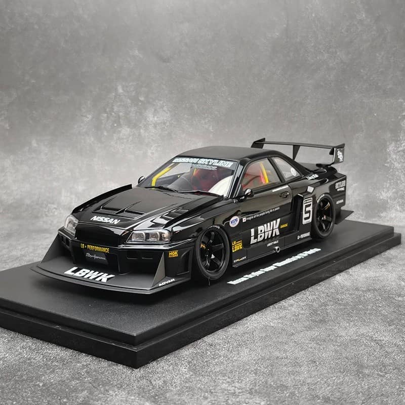 GT Spirit 1:18 Nissan Skyline GT-R R34 LB-Super Resin Model – Liberty Walk Widebody JDM