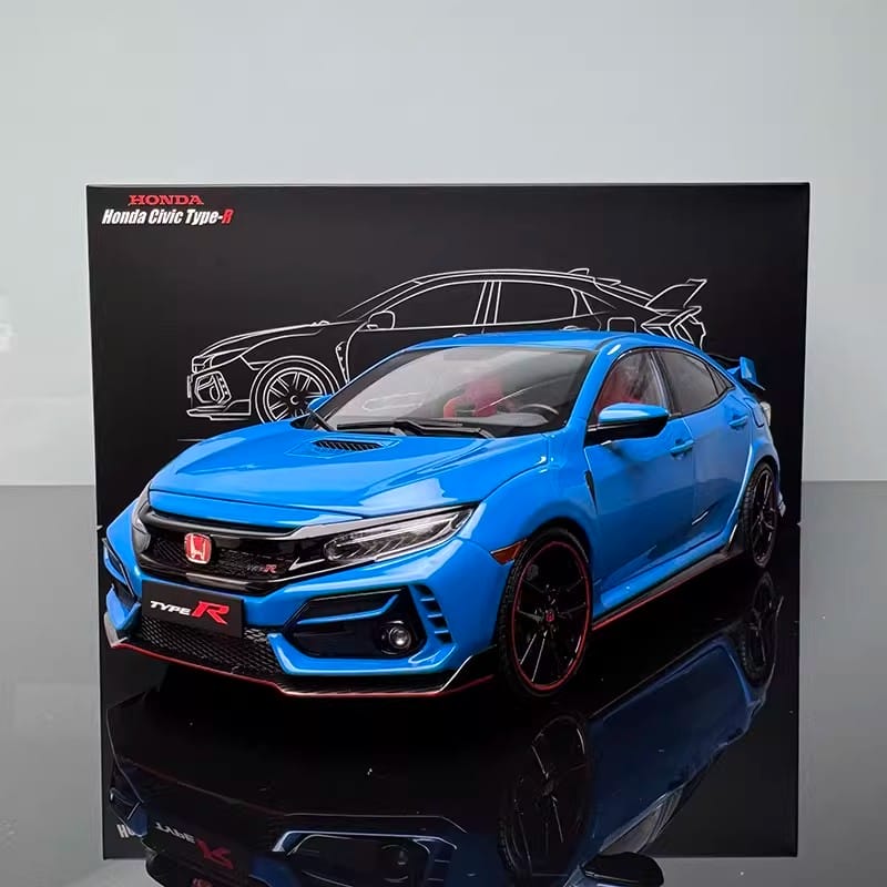 Honda Civic Type R 1/18 ミニカー LCD MODELS LCD 1/18 Honda Civic TYPE-R FK8 alloy full open car model static