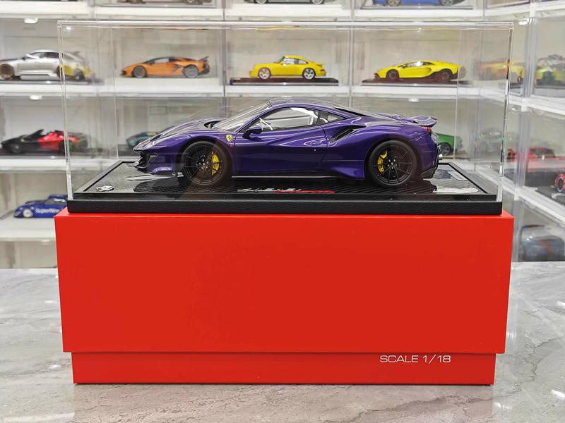 BBR 1:18 Ferrari 488 Pista Spider Hardtop Resin Model