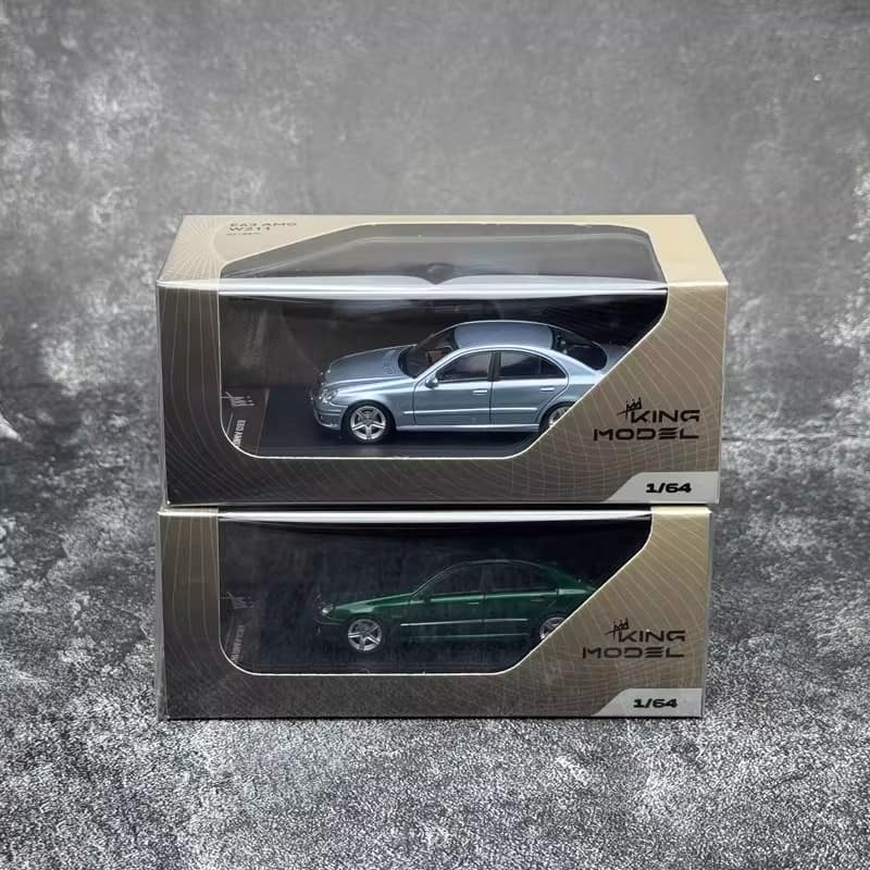KING Model 1:64 Mercedes-Benz E63 AMG W211 “Four-Eye” Alloy Diecast Model