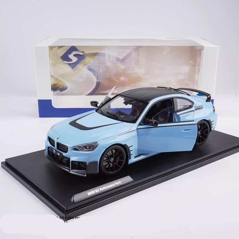 Solido 1:18 BMW M2 (G87) Blue Diecast Model