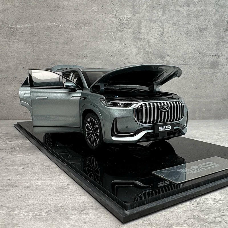 1:18 Chery Tiggo 9 Alloy Model — Olive Gray
