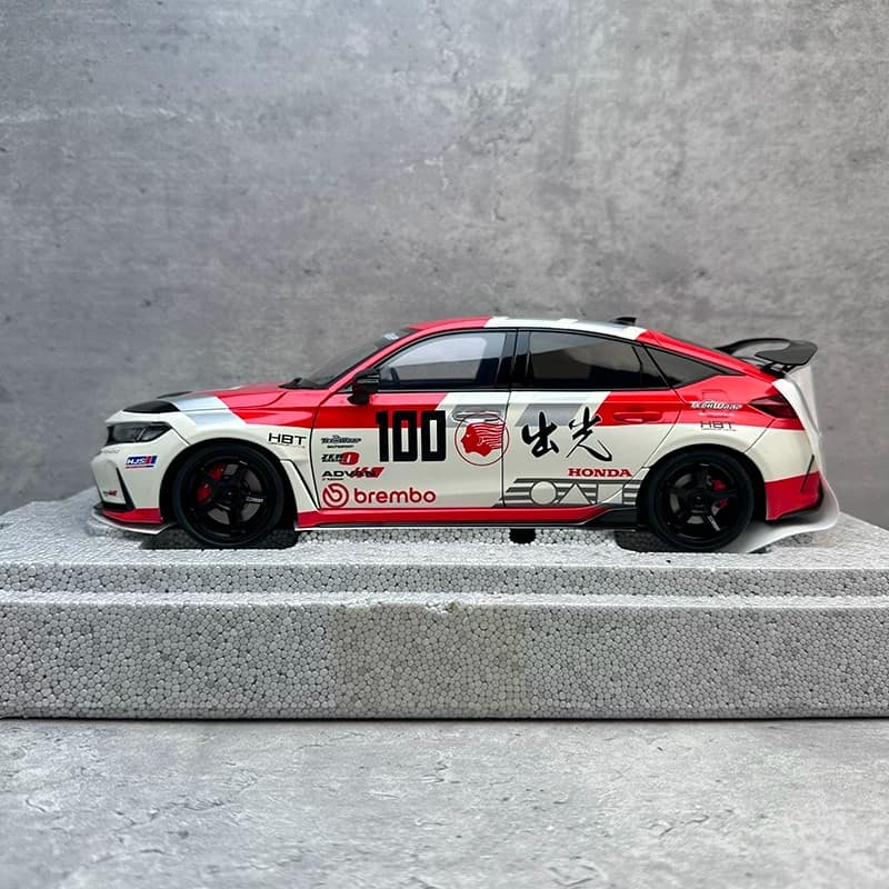 MotorHelix MH 1:18 Honda Civic Type R FL5 Diecast Model