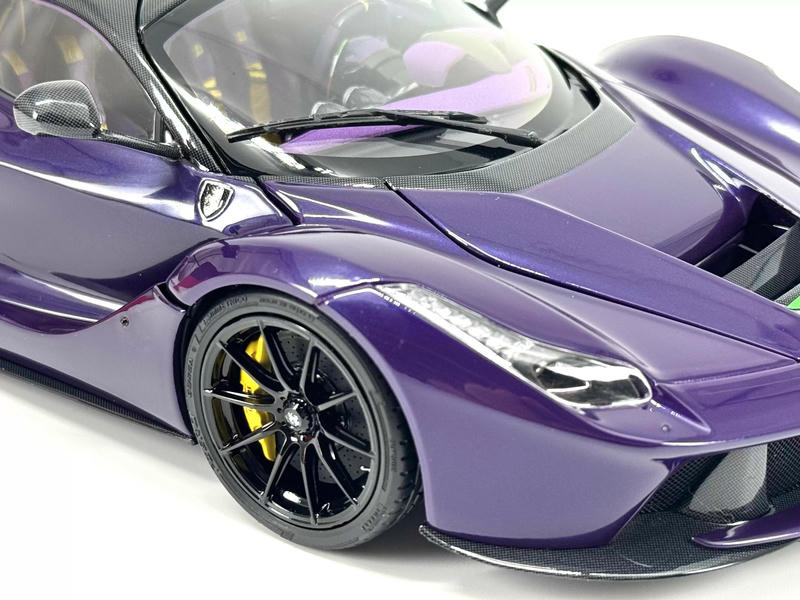BBR 1:18 Ferrari LaFerrari Dubai Purple Diecast Car
