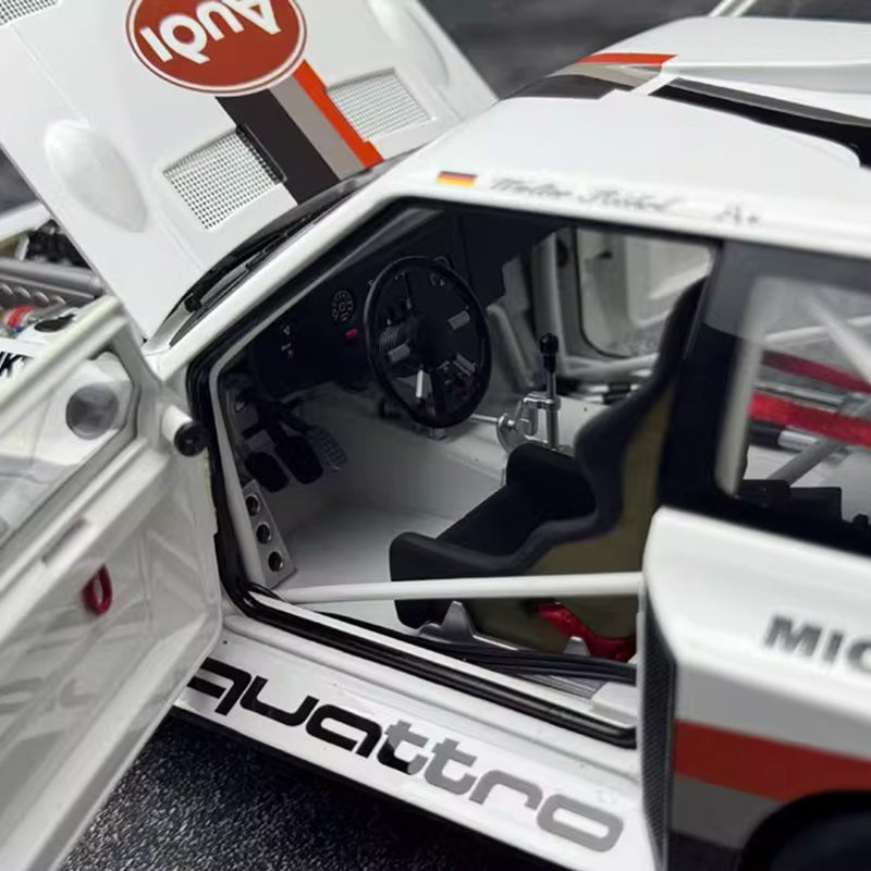 AUTOart 1:18 Audi Quattro S1 Rally Monte Carlo 1986 Diecast car Model