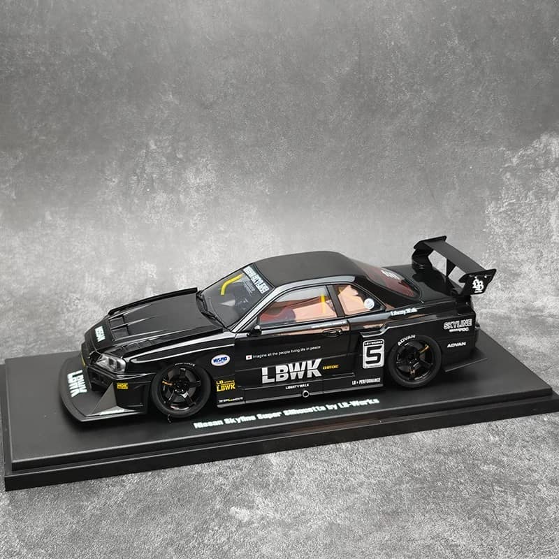 GT Spirit 1:18 Nissan Skyline GT-R R34 LB-Super Resin Model – Liberty Walk Widebody JDM
