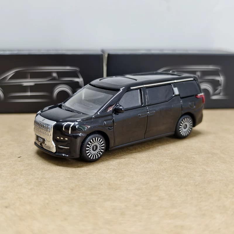 Original 1:64 ZEEKR 009 Electric MPV Diecast Model