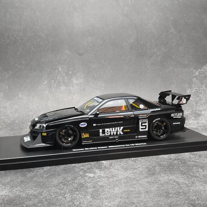 GT Spirit 1:18 Nissan Skyline GT-R R34 LB-Super Resin Model – Liberty Walk Widebody JDM