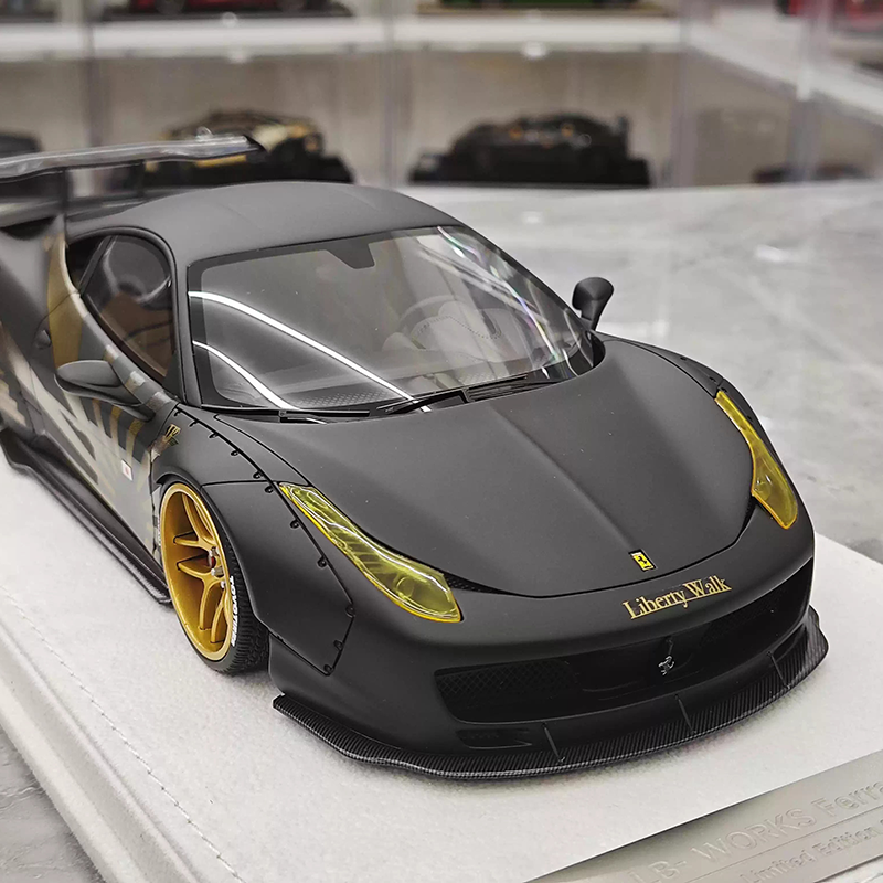 BBA 1:18 Ferrari 458 GT LB Widebody Resin Model