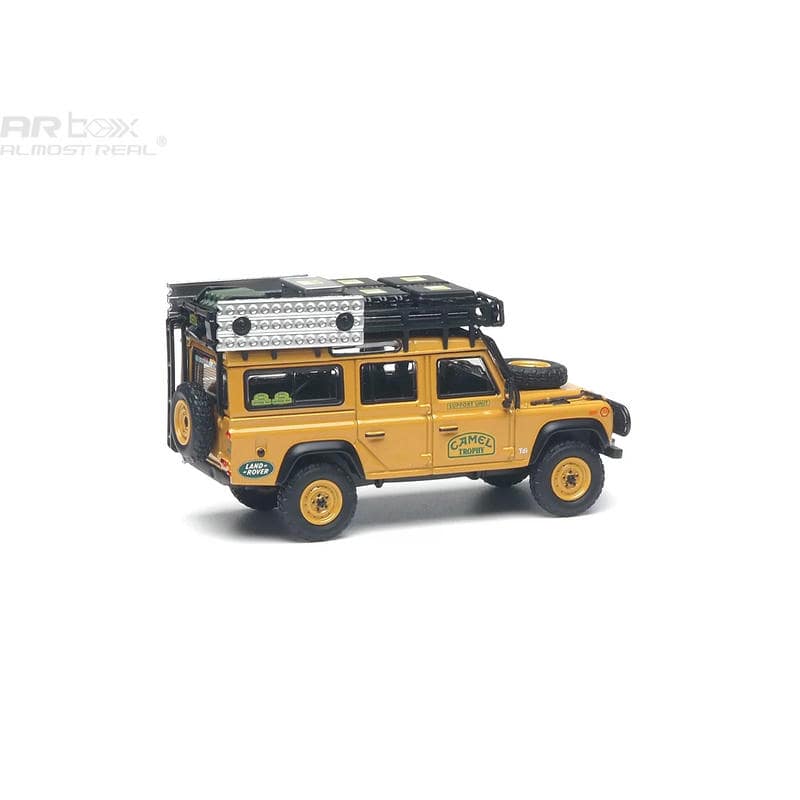 AR Box 1:64 Land Rover Defender 110 Camel Trophy 1993 Sabah–Malaysia Support Vehicle Diecast Model