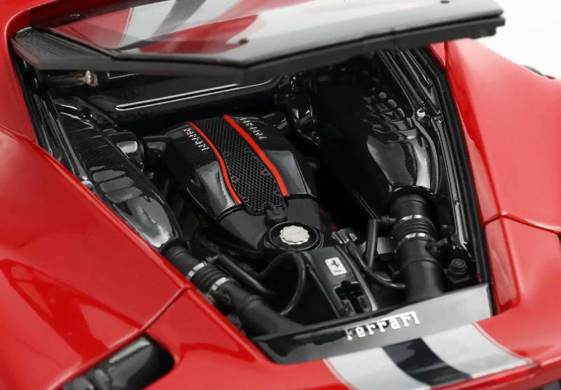 BBR 1:18 Ferrari 488 Pista Diecast Model – Rosso Corsa