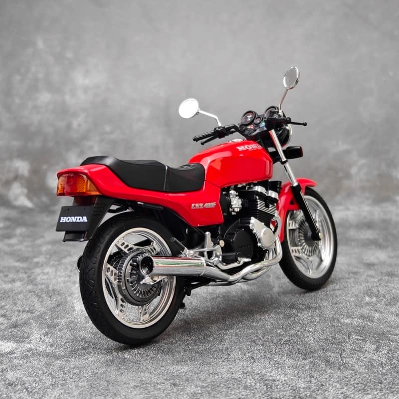 AOSHIMA 1:12 Honda CBX 400F Alloy Motorcycle Scale Model – YX car
