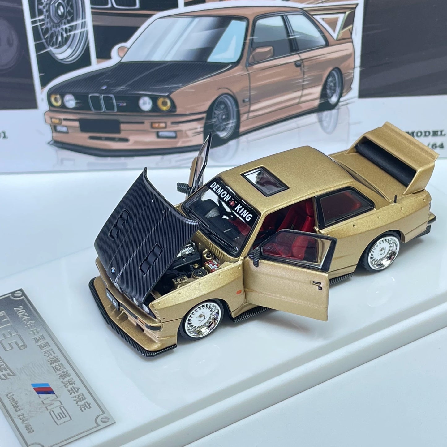 Car King HEC2026 Exhibition Limited Edition 1:64 Diecast Model Collection – Gold