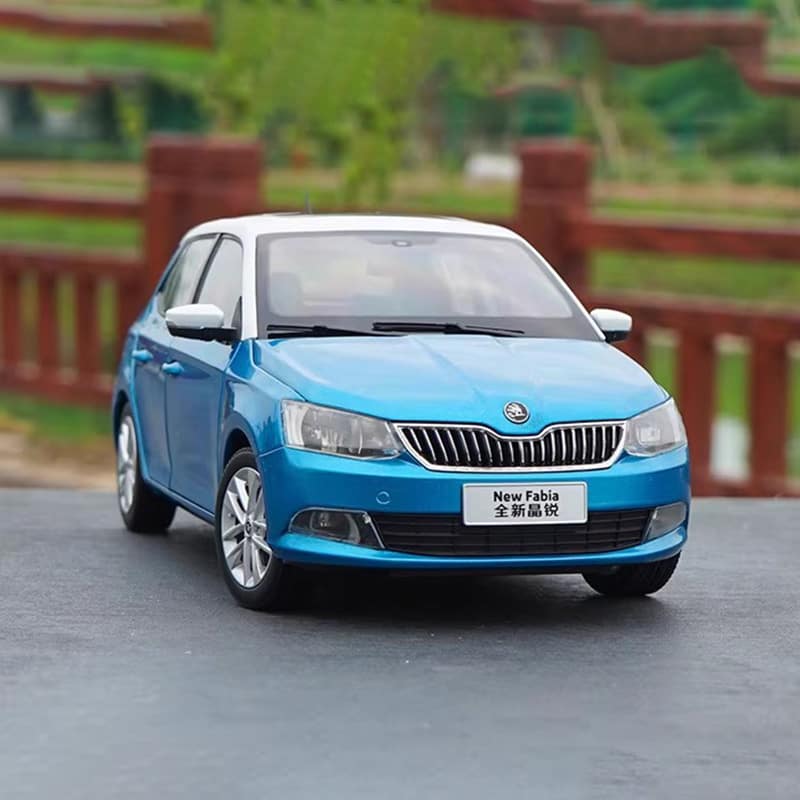 Original 1:18 Shanghai Volkswagen Skoda New Fabia Diecast Model Car