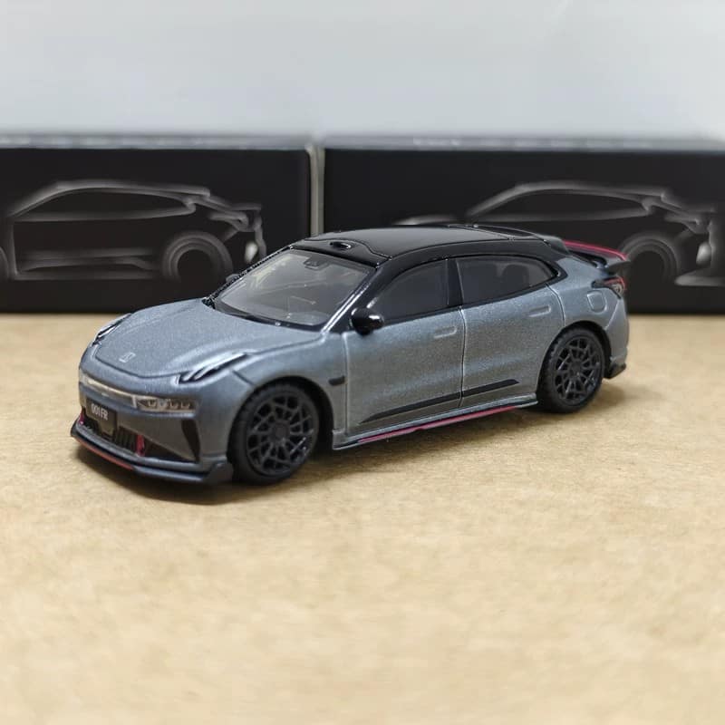 Official 1:64 ZEEKR 001 FR Diecast Model Car – Geely Electric Performance Sedan Alloy Collectible
