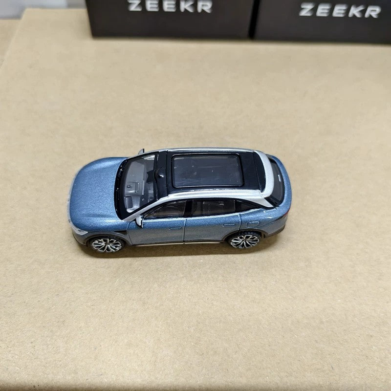 Official 1:64 ZEEKR 7X Diecast Model Car – Geely Electric SUV Alloy Collector Model