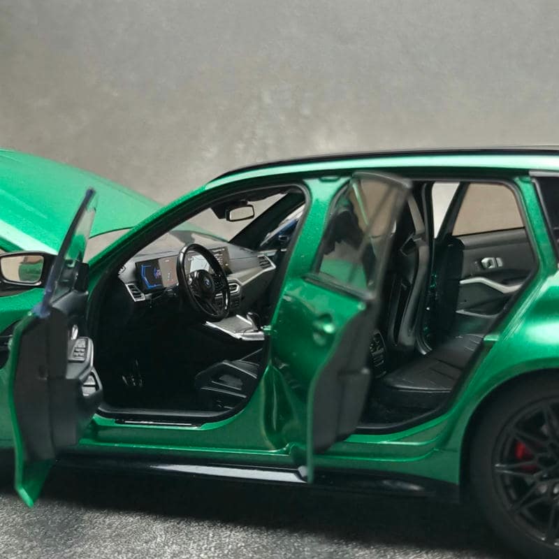 TSM Model 1:18 BMW M3 Touring Isle of Man Green Diecast Model