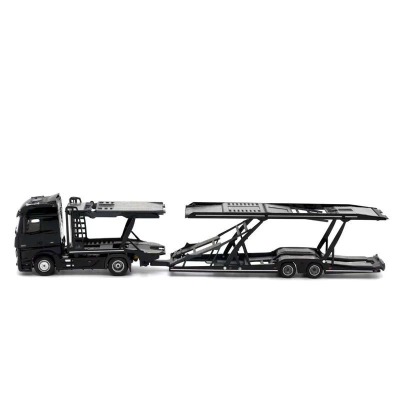 Mercedes-Benz Actros Double-Decker Car Transport Trailer 1:64 Diecast Model
