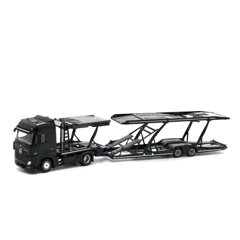 Mercedes-Benz Actros Double-Decker Car Transport Trailer 1:64 Diecast Model