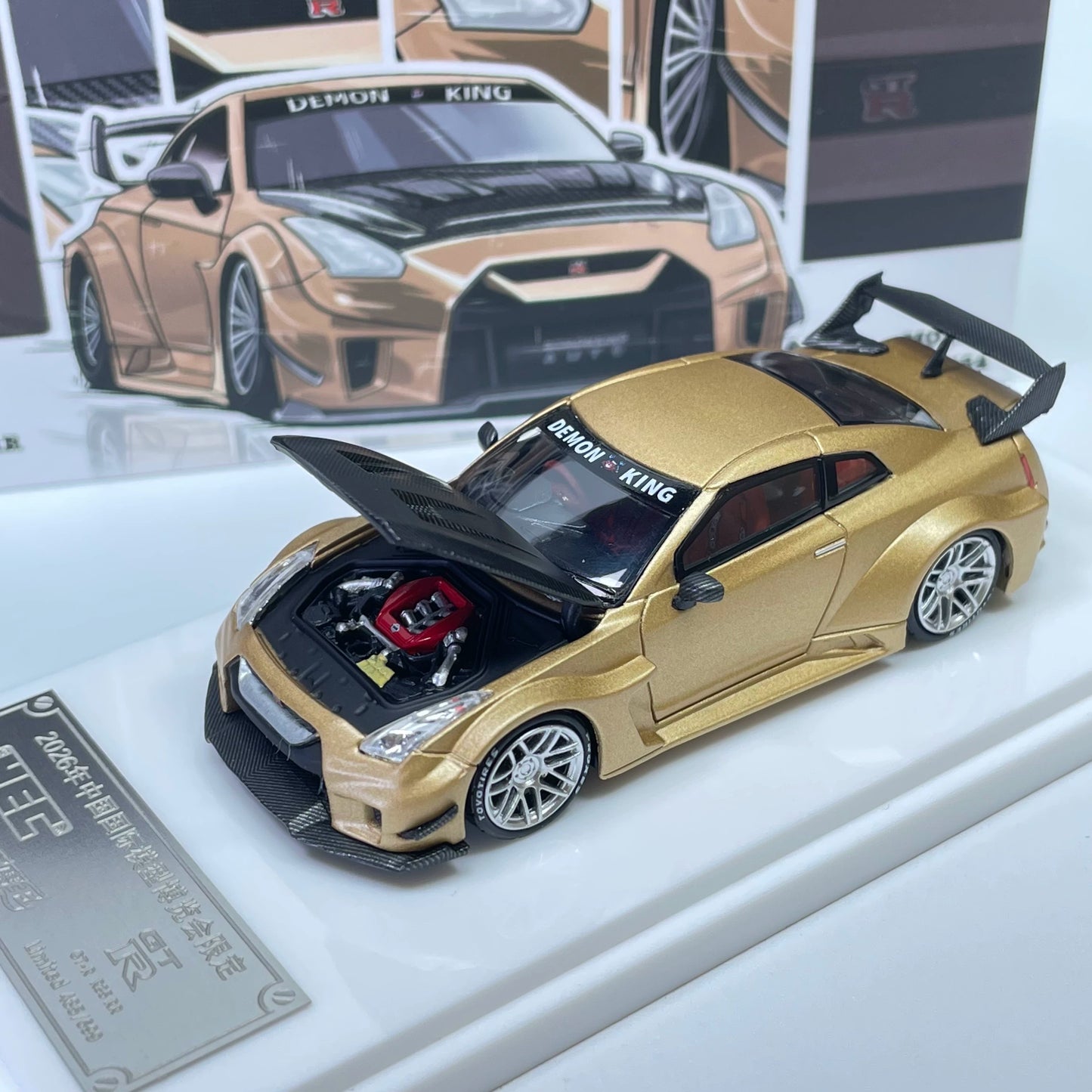 Car King HEC2026 Exhibition Limited Edition 1:64 Diecast Model Collection – Gold