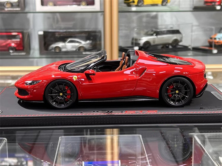 BBR 1/18 For Ferrari 296 GTS Supercar Collection Limited Edition Resin Static Model