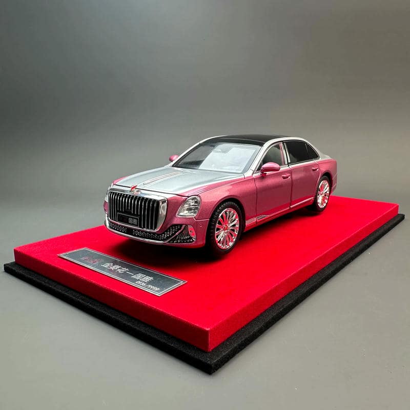 Hongqi Guoya 1:24 Diecast Model – FAW Golden Sunflower Luxury Sedan Collector Edition