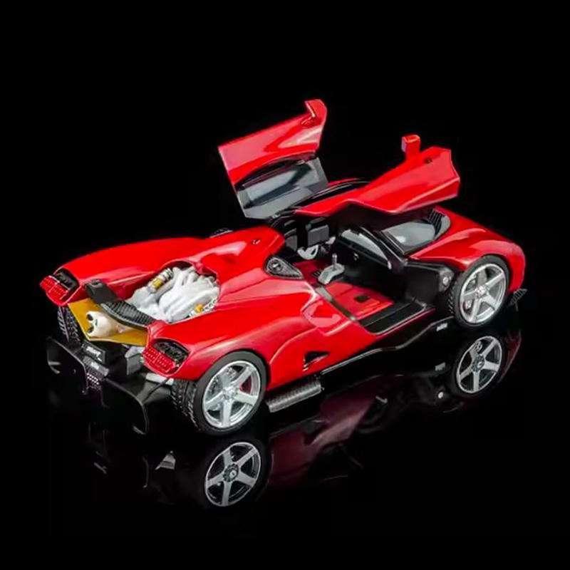 MOTORHELIX 1:64 Nilu27 Diecast Opening Model