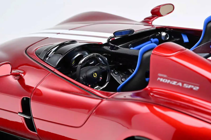 CE 1:18 Ferrari Monza SP2 Resin Model – Metallic Red – YX car model