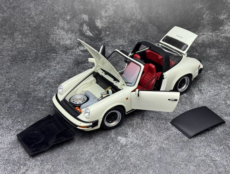 Minichamps 1:18 911 1983 Carrera 3.2 Targa Legierung Simulation Automodell