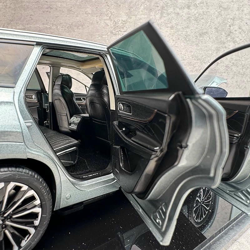 1:18 Chery Tiggo 9 Alloy Model — Olive Gray