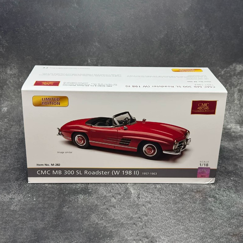 CMC 1:18 Mercedes-Benz 300SL Roadster Coupe Diecast Model