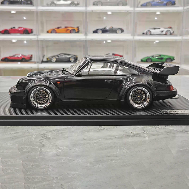 Ignition 1:18 Porsche 964 RWB Blackbird Wangan Resin Model — IG3594