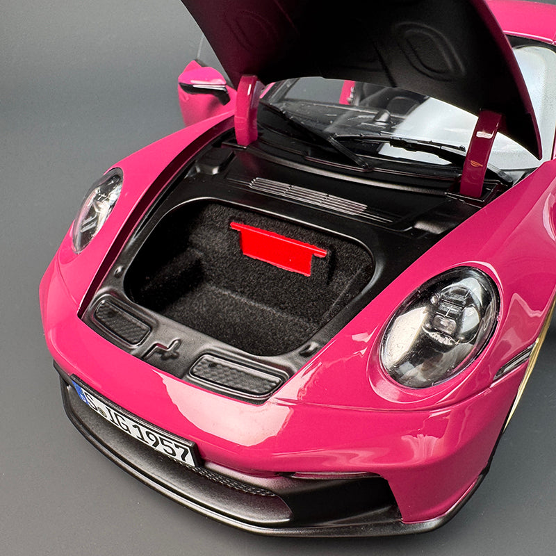 Norev Porsche 911 GT3 1:18 Scale Diecast Model Car – Alloy, ABS &amp; Rubber with Opening Doors and Functional Steering