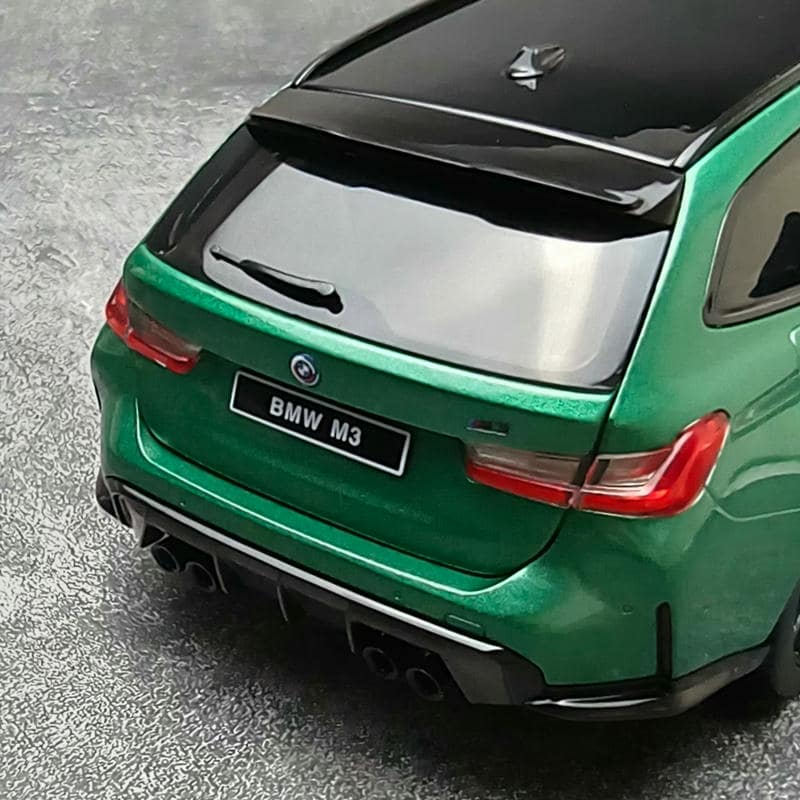 TSM Model 1:18 BMW M3 Touring Isle of Man Green Diecast Model