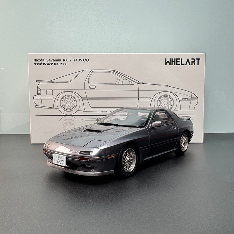 WHELARTダイキャスト 1:18スケール マツダ RX7 FC3S モデル 1:18 Scale WHELART Mazda RX-7 RX7 FC3S Metal Diecast Car