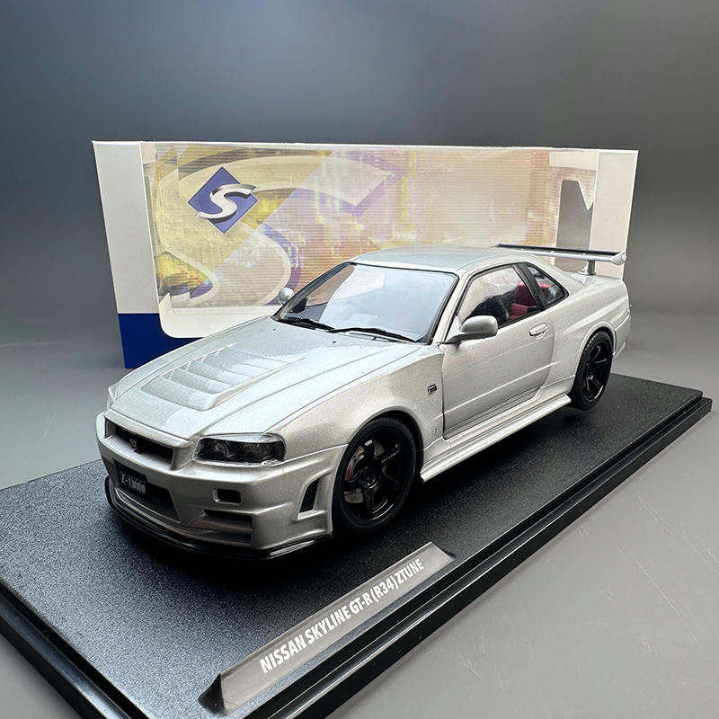SOLIDO 1:18 Nissan GT-R R34 Z-Tune Diecast Model – S1804312 – YX