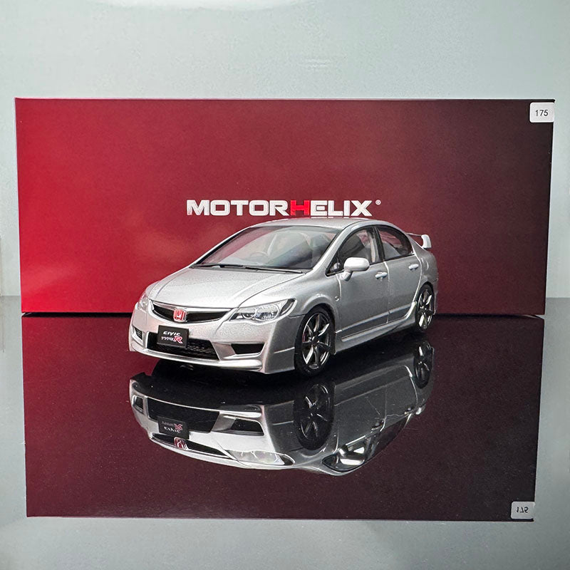 Honda Civic Type R FD2 Motorhelix  Diecast Model – 1/18 Scale (Blue/Silver) Limited Edition