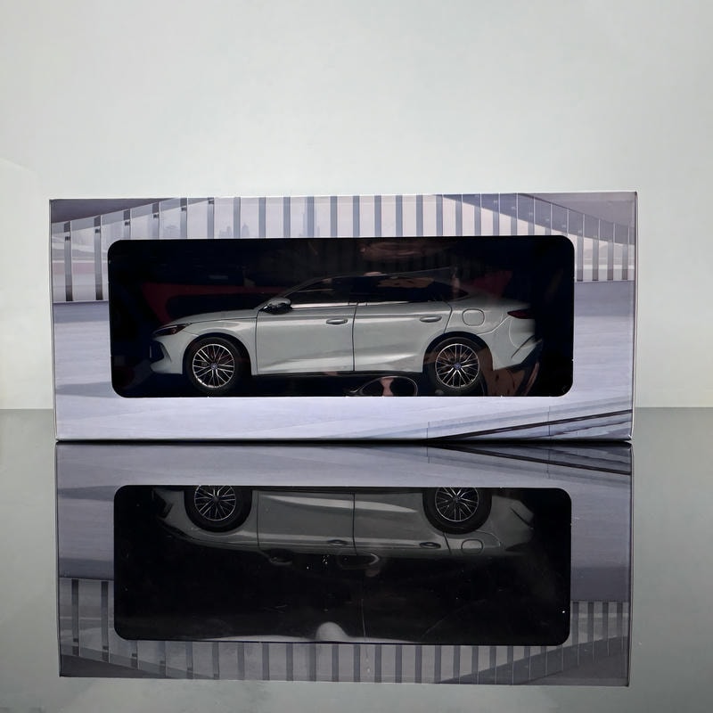 1/18 2024 New BYD Qin Energy cyan-blue Diecasting Car Model