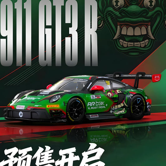 Almost Real 1:64 Porsche 911 GT3 R 2026 GT World Challenge Asia Mandalika #911 Alloy Model