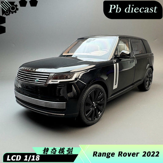 LCD 1:18 Land Rover Range Rover SV Long Wheelbase 2022 Diecast Car (Black)