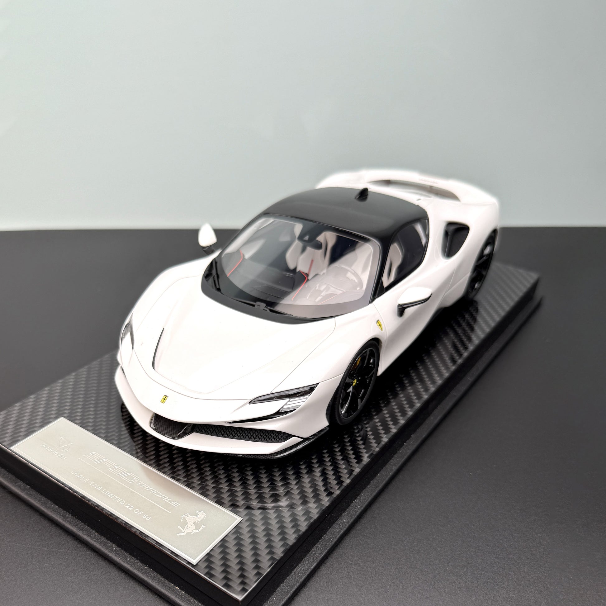 Vehicle Art 1:18 SF90 Resin Model – Limited Edition Prancing Horse Masterpiece