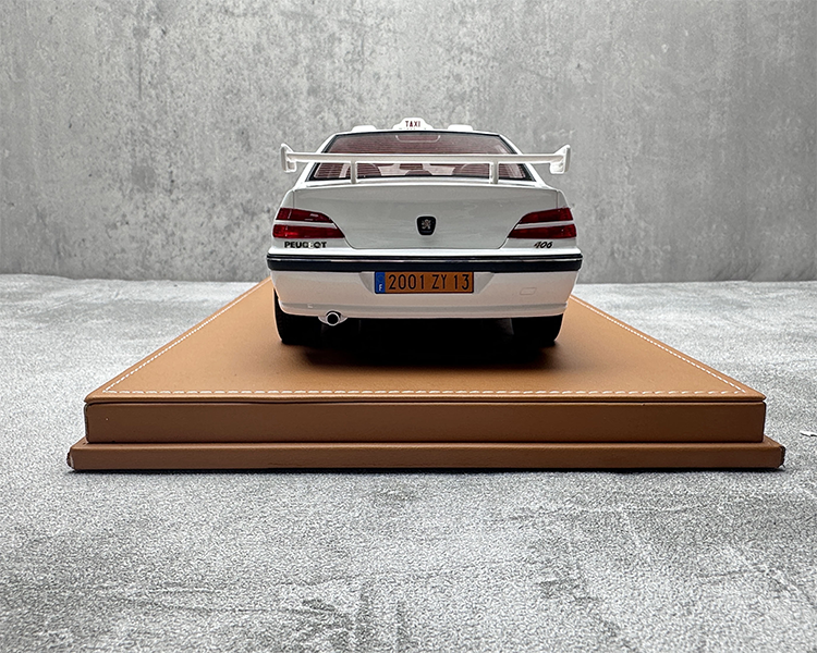 Fahrzeugkunst Peugeot 406 Taxi Harz Auto Modell Sammlung 1 18 Taxi Express