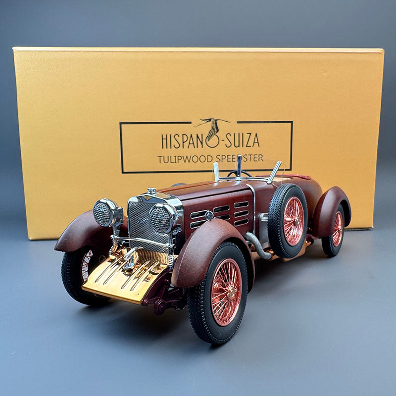TRL 1:18 Hispano-Suiza H6C Tulipwood Limousine Wooden & Diecast Model Car