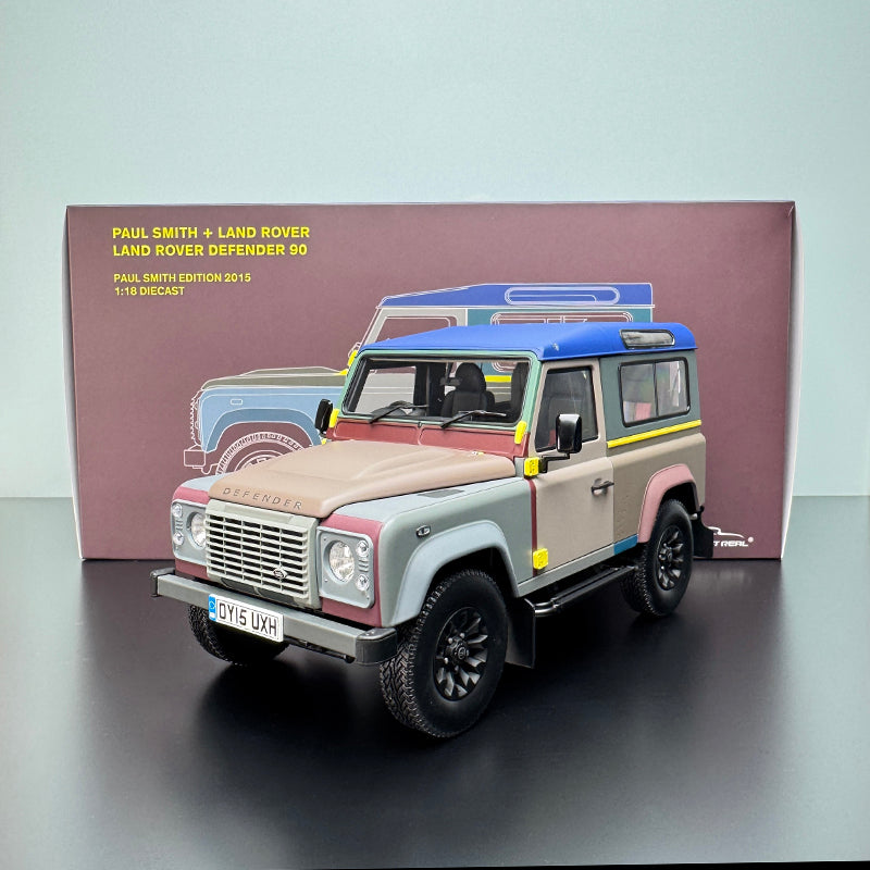 Almost Real Land Rover Defender 90 Paul Smith Custom Edition 1:18 Diecast Model