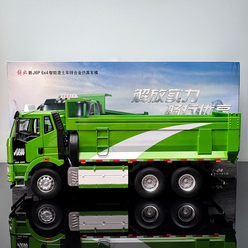Jiefang J6 Muck Truck Diecast Model – 1:24 Scale Heavy-Duty Collectible